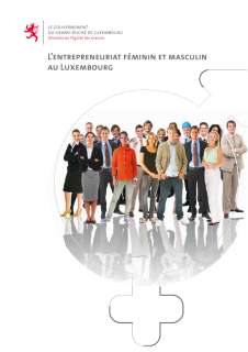 L'entrepreneuriat féminin et masculin au Luxembourg
