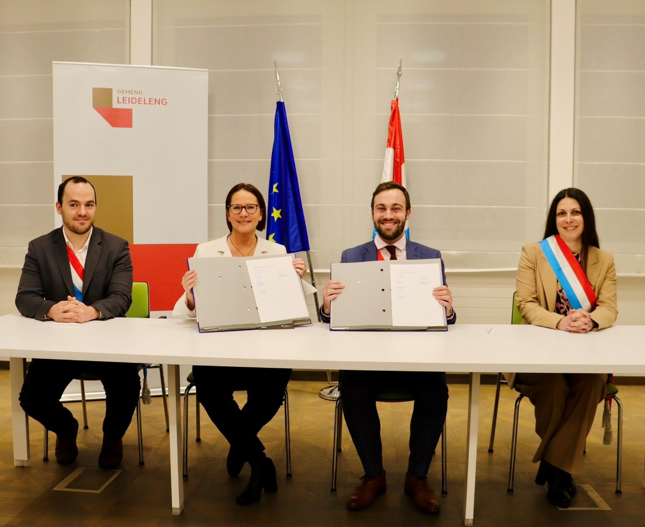 Signatures de la commune de Leudelange
